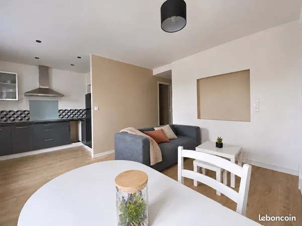 Bel Appartement F2 rénové et meublé proche commodités