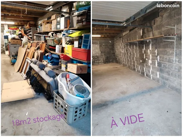 Espace de stockage 18m2