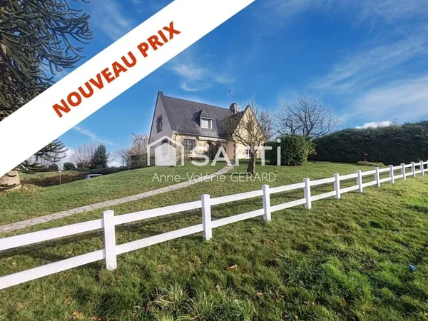 Pavillon 5 chbs jardin+champ 7700m²