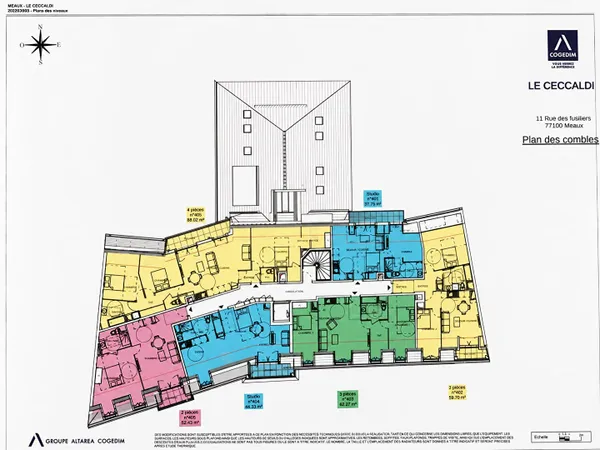 Immmeuble 40 appartement du studio au F 4 place de parking inclus