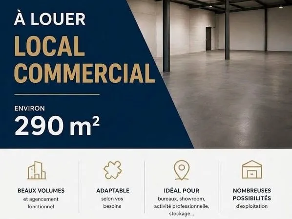 Local 290 m² Hagetmau