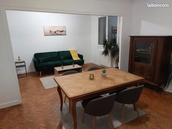 Apt 3 chambres 90m², Mouleydier 950 TCC