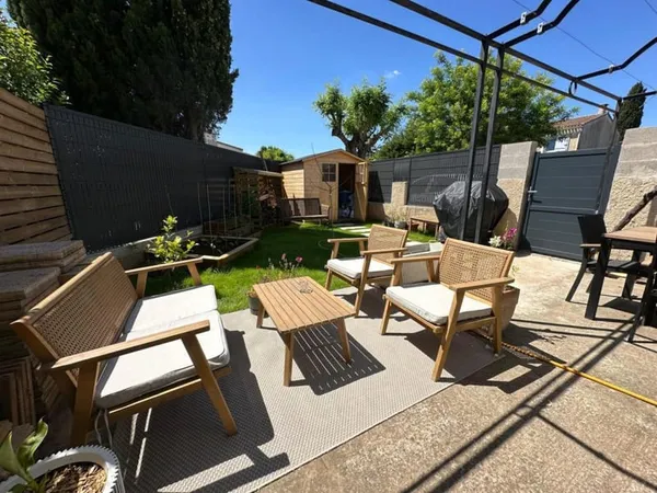 Maison meublée 4 pièces avec jardin et terrasse