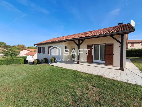 Maison familiale avec 4 chambres sur sous sol complet