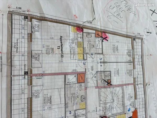 Appartement F3 à louer