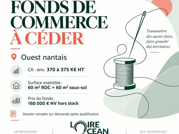 Fonds de commerce 120 m²