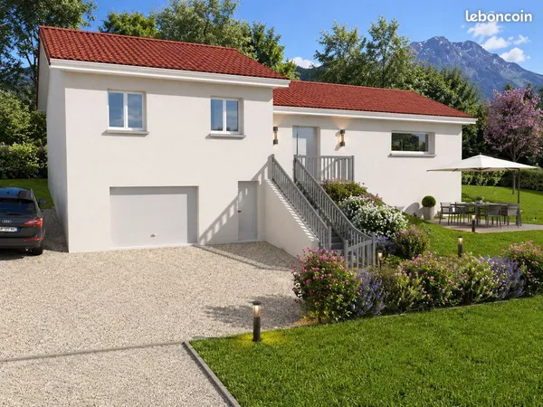 Projet de construction d'une maison 123 m² avec terrain à SAINT-MARTIN-LE-VINOUX (38)