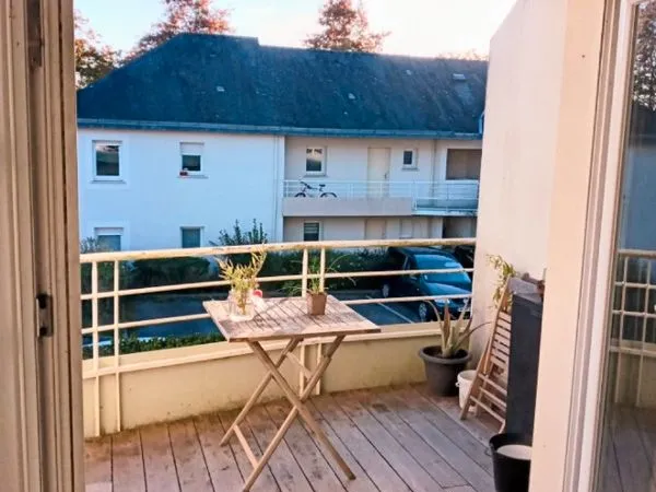 Appart T3 meublé Brec'h Touchignanet, proche gare Auray, traversant