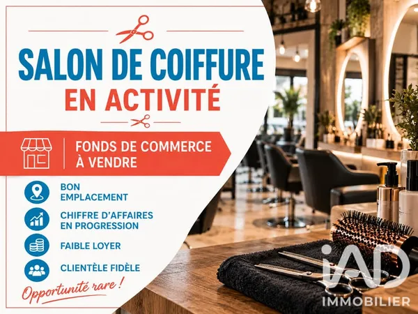 Fonds de commerce 1 pièce 32 m²