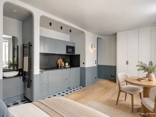 Appartement 1 pièce 22 m²