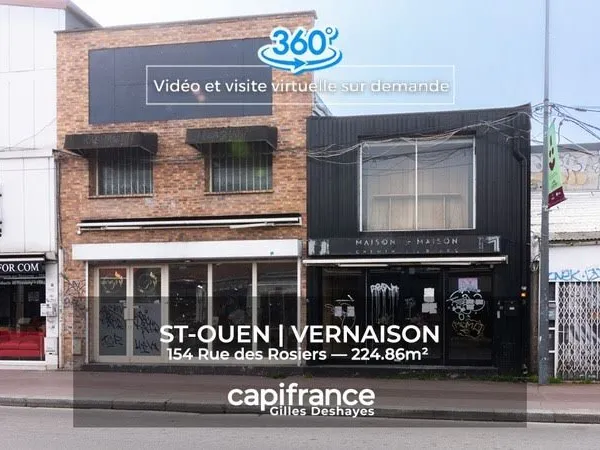 Local 4 pièces 225 m²