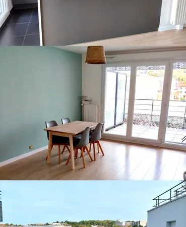 Grande chambre meublée 13m2 avec grand dressing et balcon - Nanterre