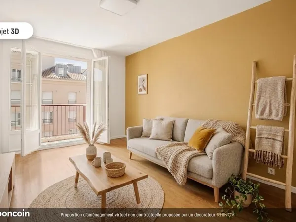 Appartement 3 pièces 62 m²