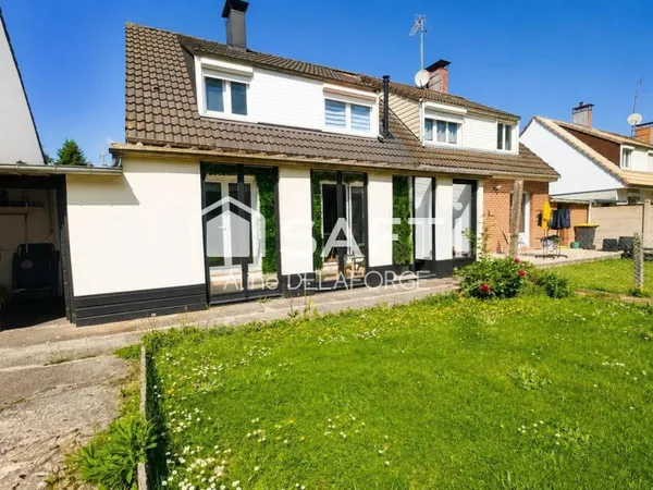EXCLUSIVITÉ - Maison 3 chambres avec garage, véranda et jardin à Saint-Pol-sur-Ternoise