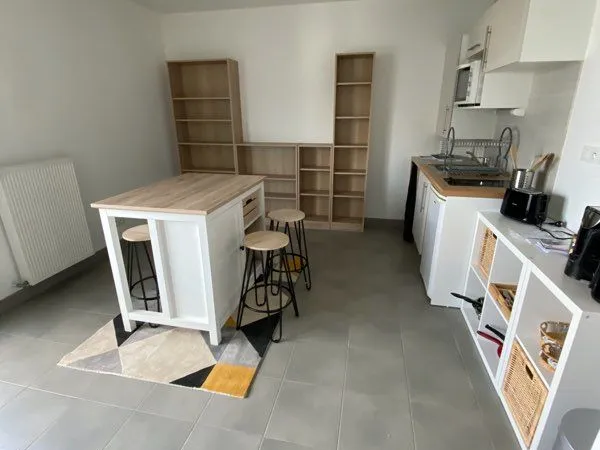 Studio meublé de 28 m² avec balcon et parking - Orvault, quartier Petit Chantilly