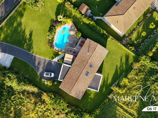 Maison contemporaine dans un cadre champétre