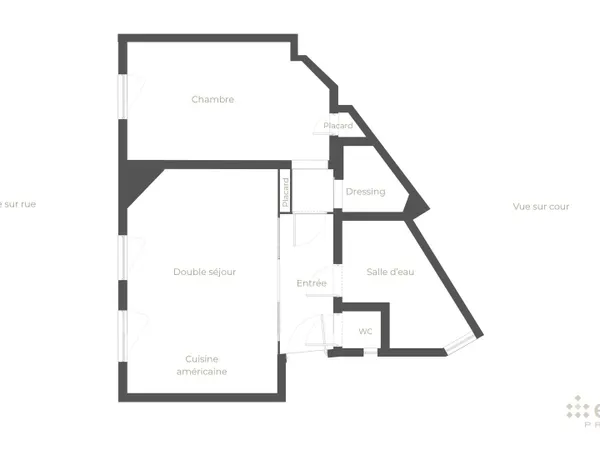 Appartement 2 pièces 41 m²