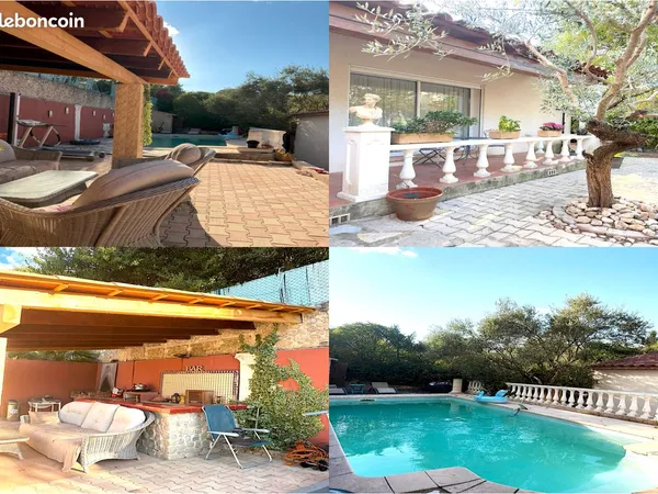 Maison 4 pièces - 110 m2 - 3 chambres - piscine - quartier les 3 Pillers