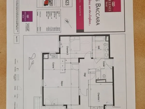 Appartement type F4 dernier étage