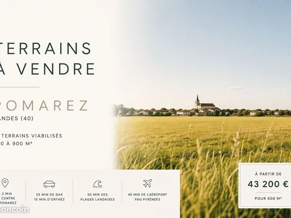 Terrain Constructible viabilisé