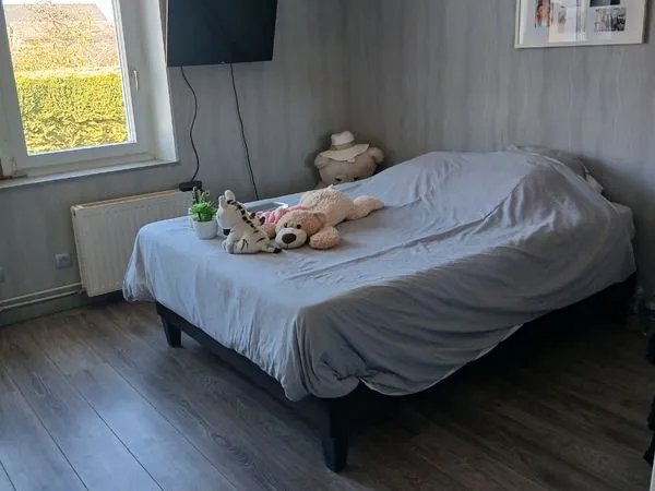 Chambre meublée, tv ,wifi frigo .canal+ Netflix 14m2 + 5 m2 de dressing
