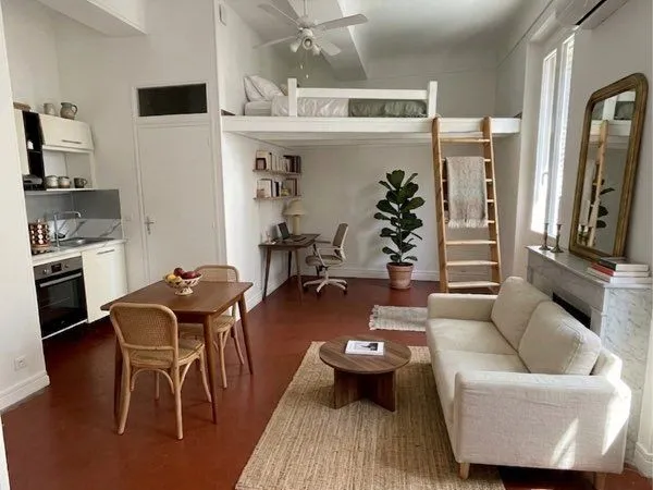 Appartement 2 pièces avec mezzanines