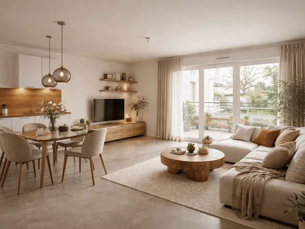 Appartement 3 pièces 63 m²