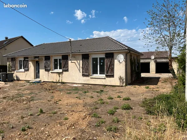 Maison plain-pied 3ch Quittebeuf +grand garage