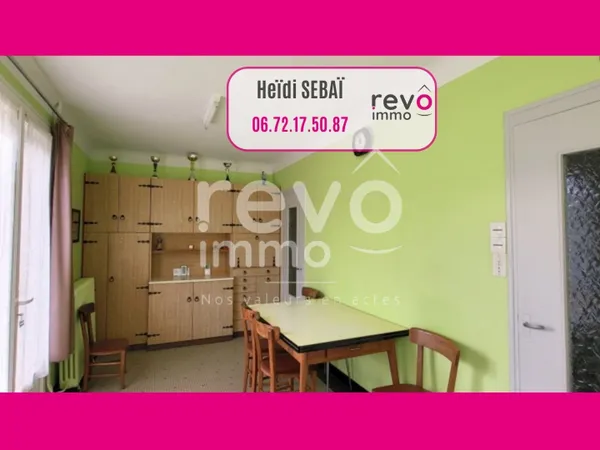MAISON 3 CHAMBRES - 107 m² - COUR - GARAGE