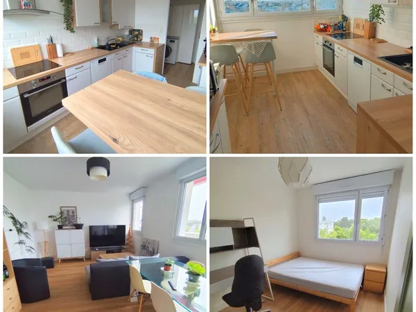Colocation Nantes Doulon - Chambre meublée 480 CC