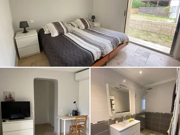 Chambre indépendante avec WC et SBD dans maison partagée