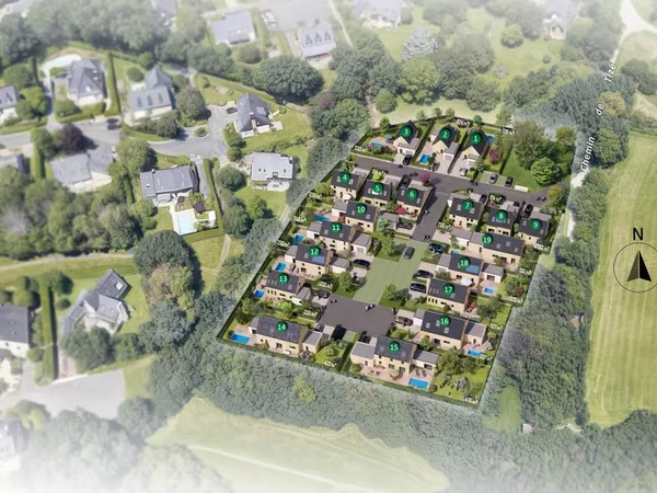 Terrain en lotissement 194 m²