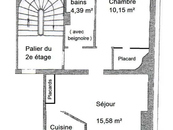 Loue appartement T2 - Montrouge (92) - très proche métro 4 - 37m²