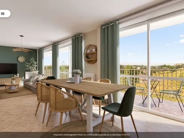 Appartement T5 + cave + parking