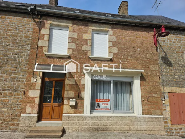"Maison de 83 m², 3 chambres, garage double, atelier et jardin. Habitable immédiatement, idéale rési