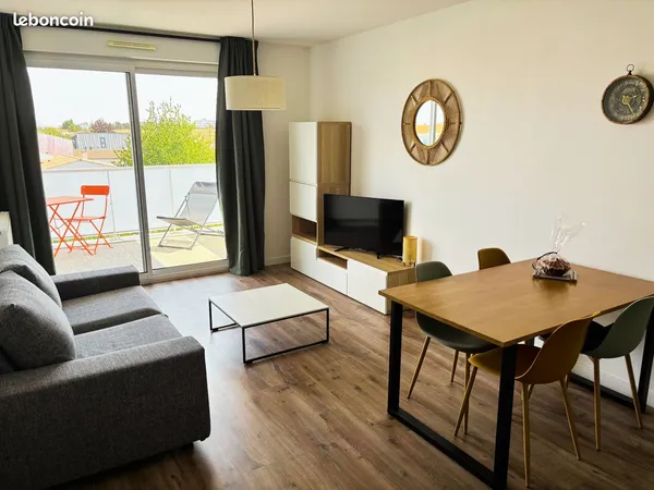 Location t2 lumineux et agréable à vivre - aytré / la rochelle