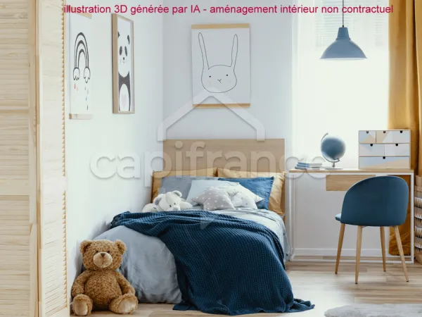 Appartement 3 pièces 61 m²
