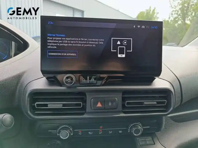 Peugeot Partner fourgon m 650 kg bluehdi 100 s&amp;s bvm6 — photo 22