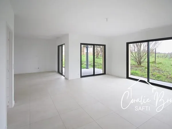 Maison familial neuve 120 m² 3 chambres, garage