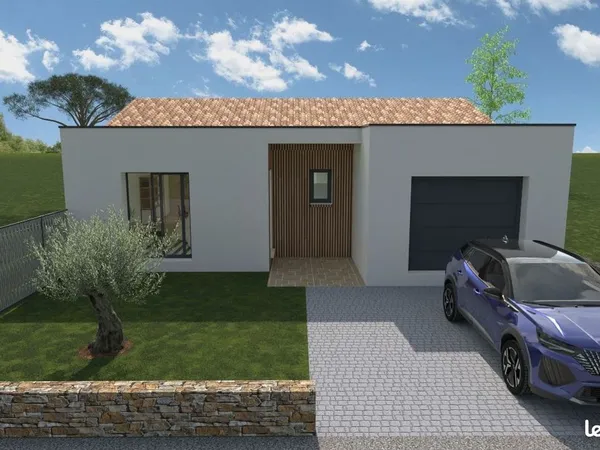 Projet de construction d'une maison 72.82 m² avec terrain à LE FENOUILLER (85)