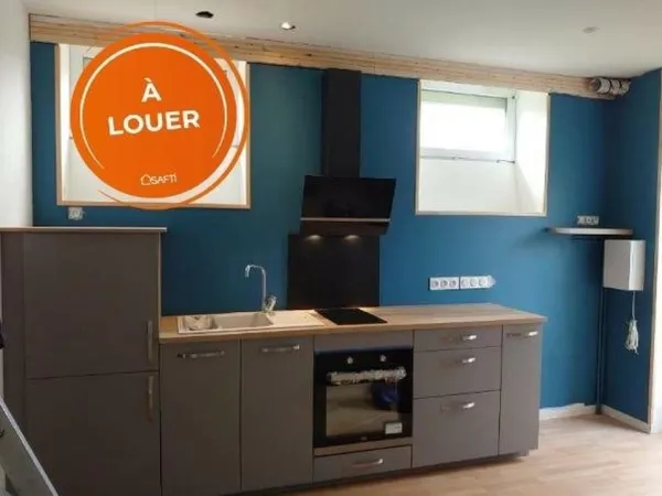 Location Appart 28m² meublé, niveau n-1, parking, St Georges des Groseillers