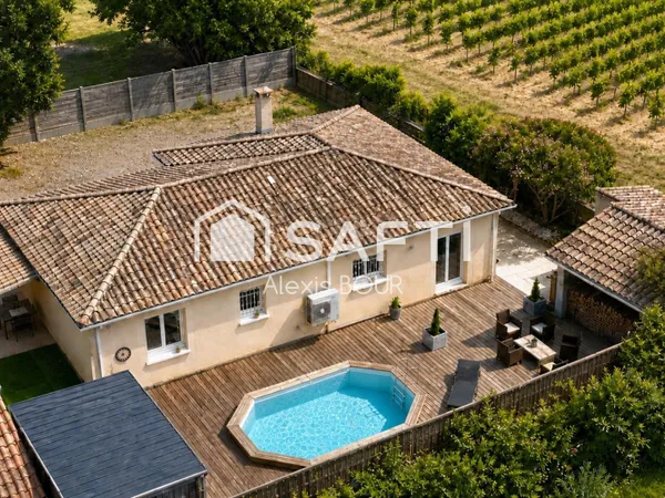 Maison au calme avec piscine au coeur du Médoc