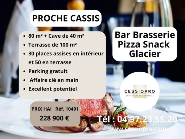 Café bar 80 m²