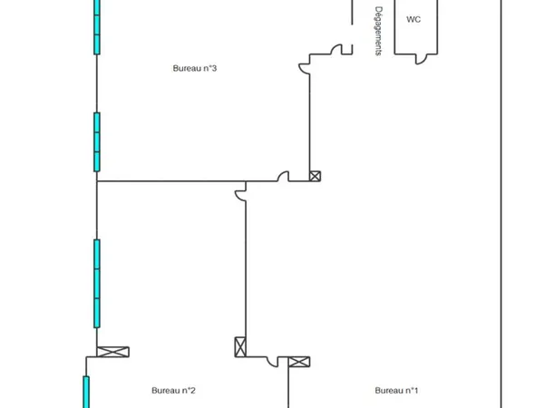 Hall 4 BUREAUX OU STOCKAGE - 136m2 Molsheim Gare