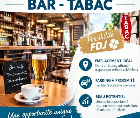 Bar, brasserie, tabac 40 m² Ailly-sur-Somme