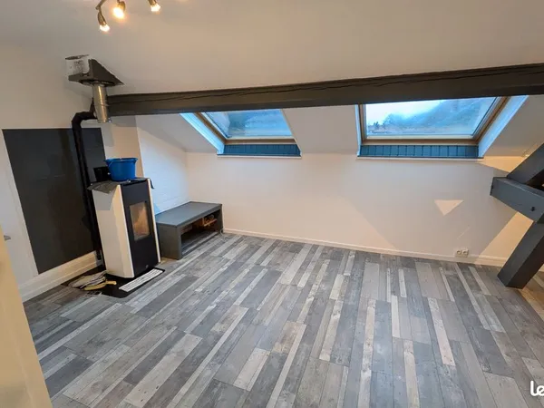 Appartement T2 mansardé 45 m² avec GARAGE et POÊLE À GRANULÉS - Gérardmer