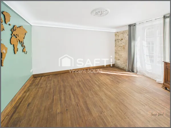 En EXCLUSIVITE ! Maison Bourgeoise de 155 m² - 3 Chambres - Jardin - Garage - Centre Ville de ST HER