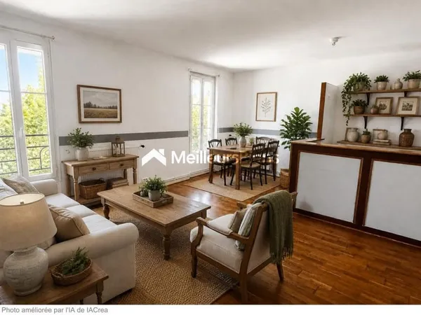 Appartement F3 rénové de 70 m2