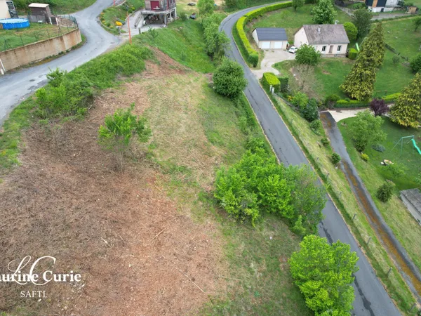 Terrain de 930m² constructible