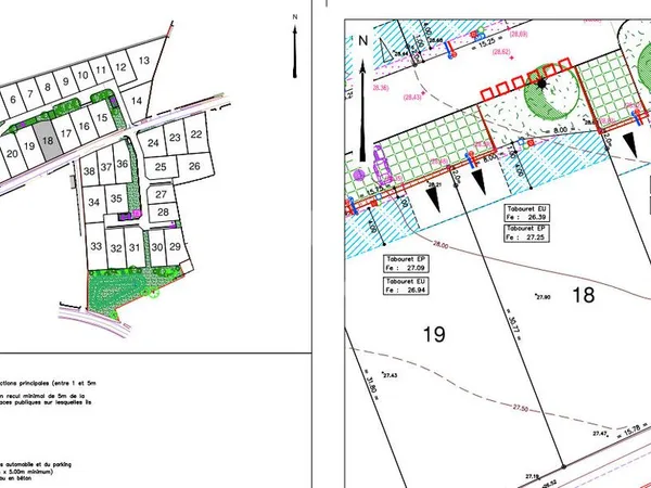 Terrain 500 m² BREM SUR MER